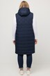 Long Mix Quilted Fully Lined Vest