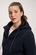 Strickfleece-Jacke, Teddyfleece, 2-Wege-Zipper, Reflektor