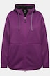 Jasje van gebreid fleece, teddyfleece, tweerichtingsrits, reflector