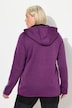 Jasje van gebreid fleece, teddyfleece, tweerichtingsrits, reflector