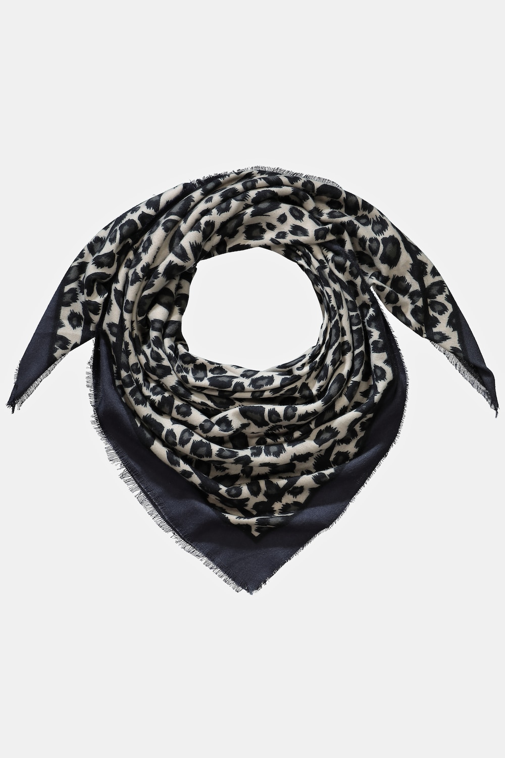 Grote Maten sjaal, Dames, grijs, Maat: One Size, Polyester/Viscose, Ulla Popken
