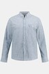 Chemise, manches longues, toile de lin, mini col boutonné, coupe Modern Fit, jusqu'au 8 XL