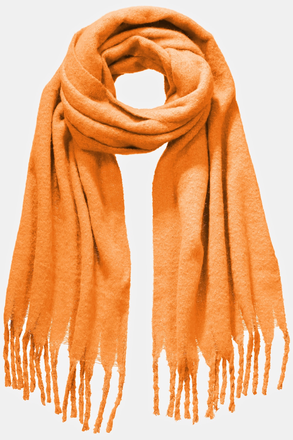 Grote Maten sjaal, Dames, oranje, Maat: One Size, Polyester, Ulla Popken