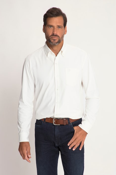 Overhemd, FLEXNAMIC®, lange mouwen, buttondown-kraag, modern fit