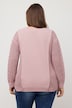 sweatshirt, gebreide inzet, classic, ronde hals, lange mouwen