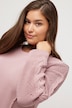 sweatshirt, gebreide inzet, classic, ronde hals, lange mouwen