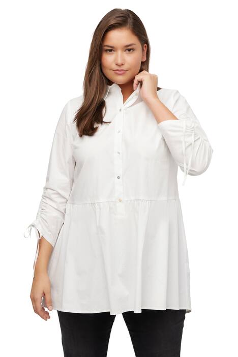 Tunika, límeček, volánový lem, nařasené dlouhé rukávy