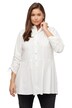 Tunika, límeček, volánový lem, nařasené dlouhé rukávy