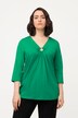 Keyhole O-Ring Neckline Stretch Tee