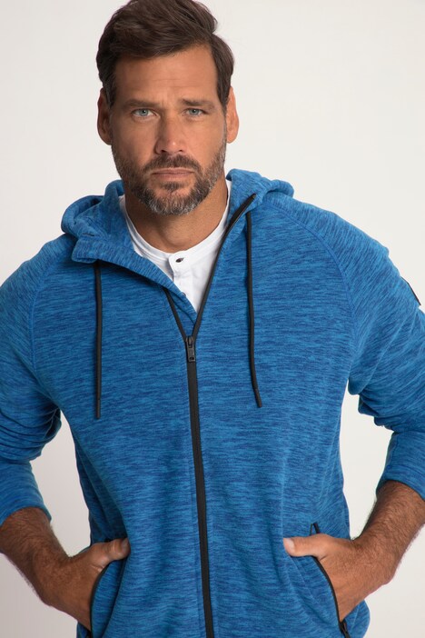 Veste Polaire Homme à Capuche - Chaude, Confortable, Manches Longues Avec Poches, Pour Automne Et Hiver