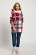 Grand Plaid Oversized Fit Sweater