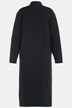 Long-Strickjacke, Knopf, weicher Feinstrick