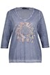 Tričko, lapač snů, ozdobné kamínky, výstřih do V, 3/4 rukávy