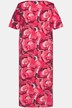 Nachthemd, Rosen, V-Ausschnitt, Halbarm
