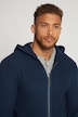 Cardigan à capuche avec motif tricotés et zip
