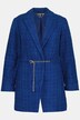 Bouclé Chain Accent Fully Lined Blazer