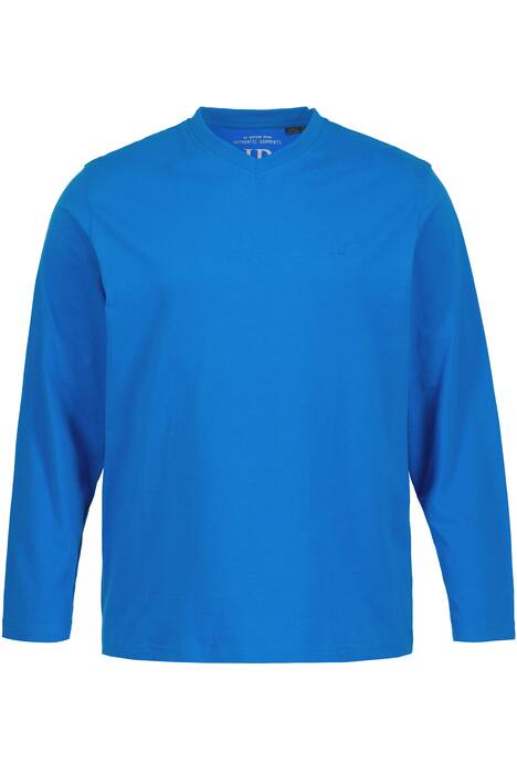 Tričko, dlouhé rukávy, výstřih do V, do 8XL