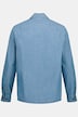 Camisa STHUGE, sobrecamisa, aspecto vaquero, manga larga, cuello kent, hasta la talla 8 XL