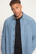 Camisa STHUGE, sobrecamisa, aspecto vaquero, manga larga, cuello kent, hasta la talla 8 XL