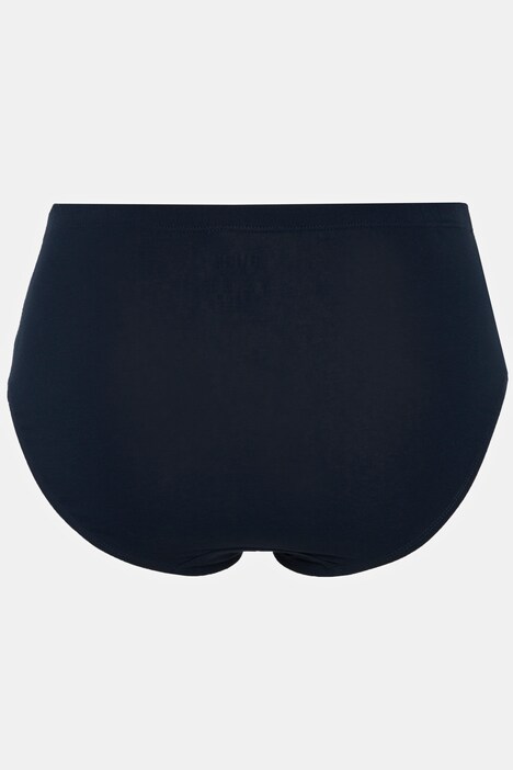 Slips, 2er-Pack, Ringel/uni, Biobaumwolle