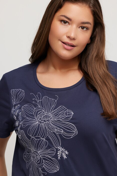 Embroidered Short-Sleeve Tee