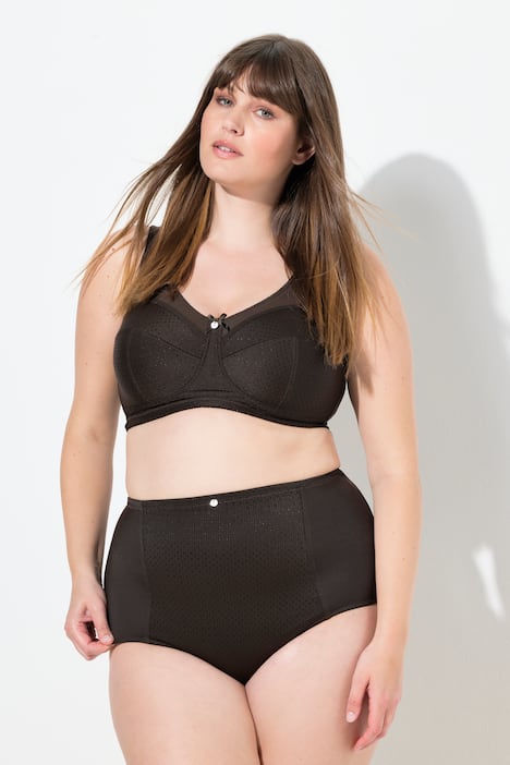 Miederhose, High Waist, Jacquard-Einsatz