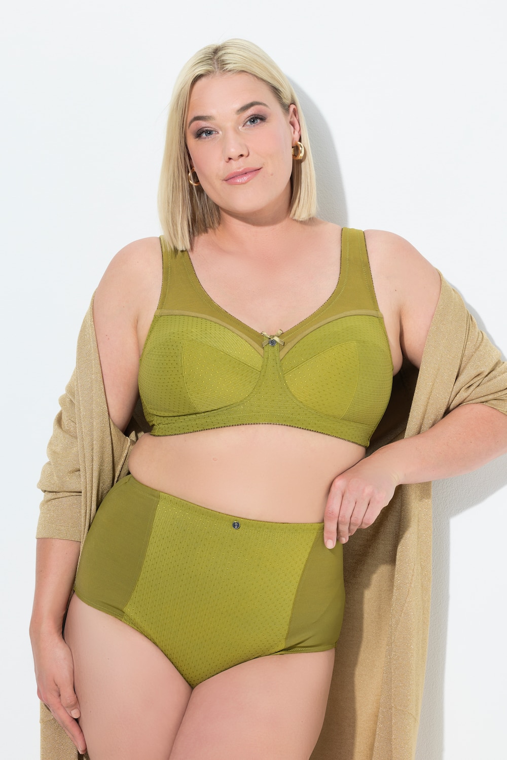 Große Größen Miederhose, Damen, braun, Größe: 62/64, Baumwolle/Synthetische Fasern, Ulla Popken