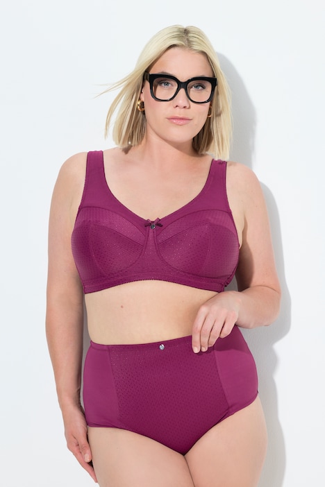 Shapewear-trusser, høj talje, jacquard-indsats