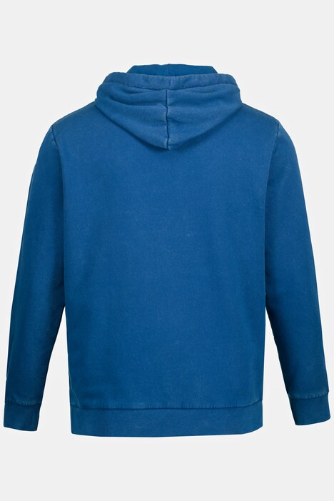 Hoodie, acid washed, Kapuze, Kängurutasche