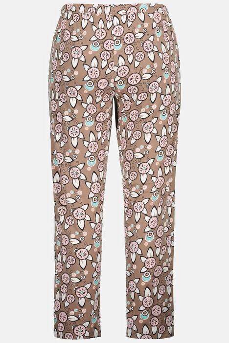 Floral Print Pajama Set with Satin Details