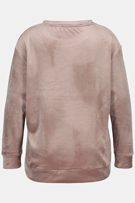 Velour Sweatshirt | Homewear | Loungewear