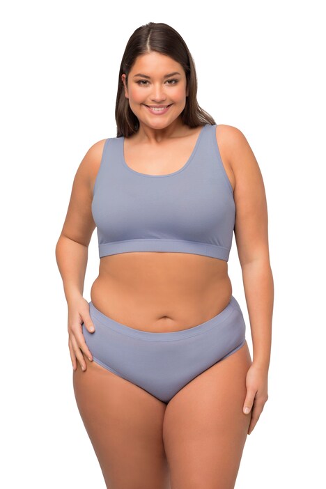 Bustier, široká ramínka, biobavlna