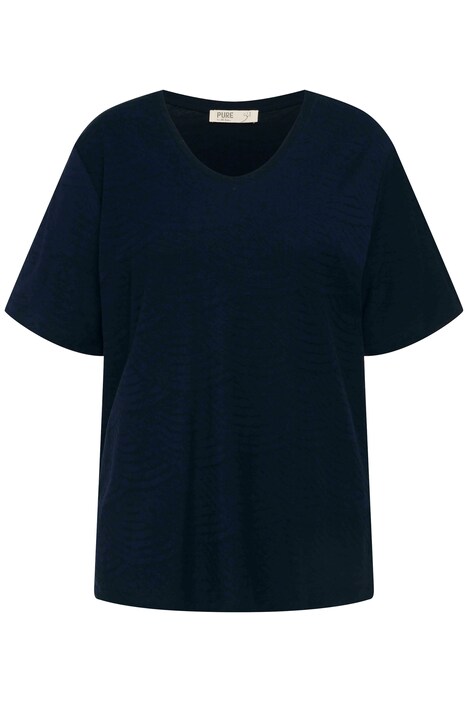 Tričko, vlny, výstřih do V, krátké rukávy, biobavlna