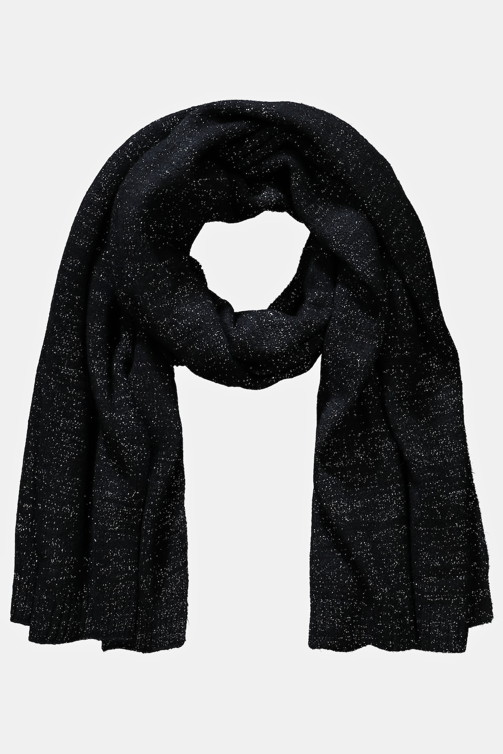 Grote Maten sjaal, Dames, zwart, Maat: One Size, Synthetische vezels/Polyester, Ulla Popken