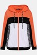 hoodiejack, colorblocking, capuchon, lange mouwen