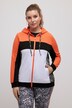 hoodiejack, colorblocking, capuchon, lange mouwen
