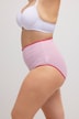 Maxitrosor, 3-pack, ränder, high waist