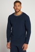 T-shirt Henley à col rond, patte de boutonnage et manches longues