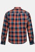 STHUGE ternet skjorte, langærmet, flanel, moderne pasform, kentkrave, op til 8 XL