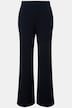 Pantalon de tailleur à jambe droite et large, taille élastique