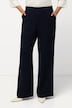 Pantalon de tailleur à jambe droite et large, taille élastique