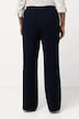 Pantalon de tailleur à jambe droite et large, taille élastique