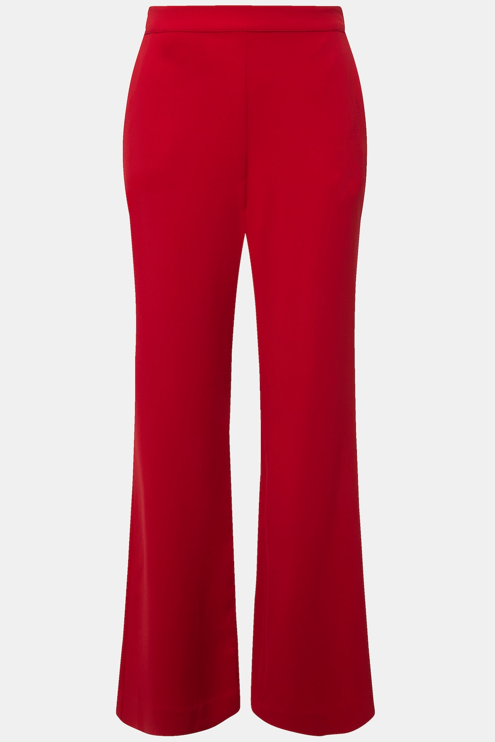 Stora storlekar Kostymbyxa med vida, Dam, röd, storlek: 56, Konstsilke/Polyester, Ulla Popken