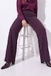 Triacetate Blend Wide Straight Leg Suit Pants