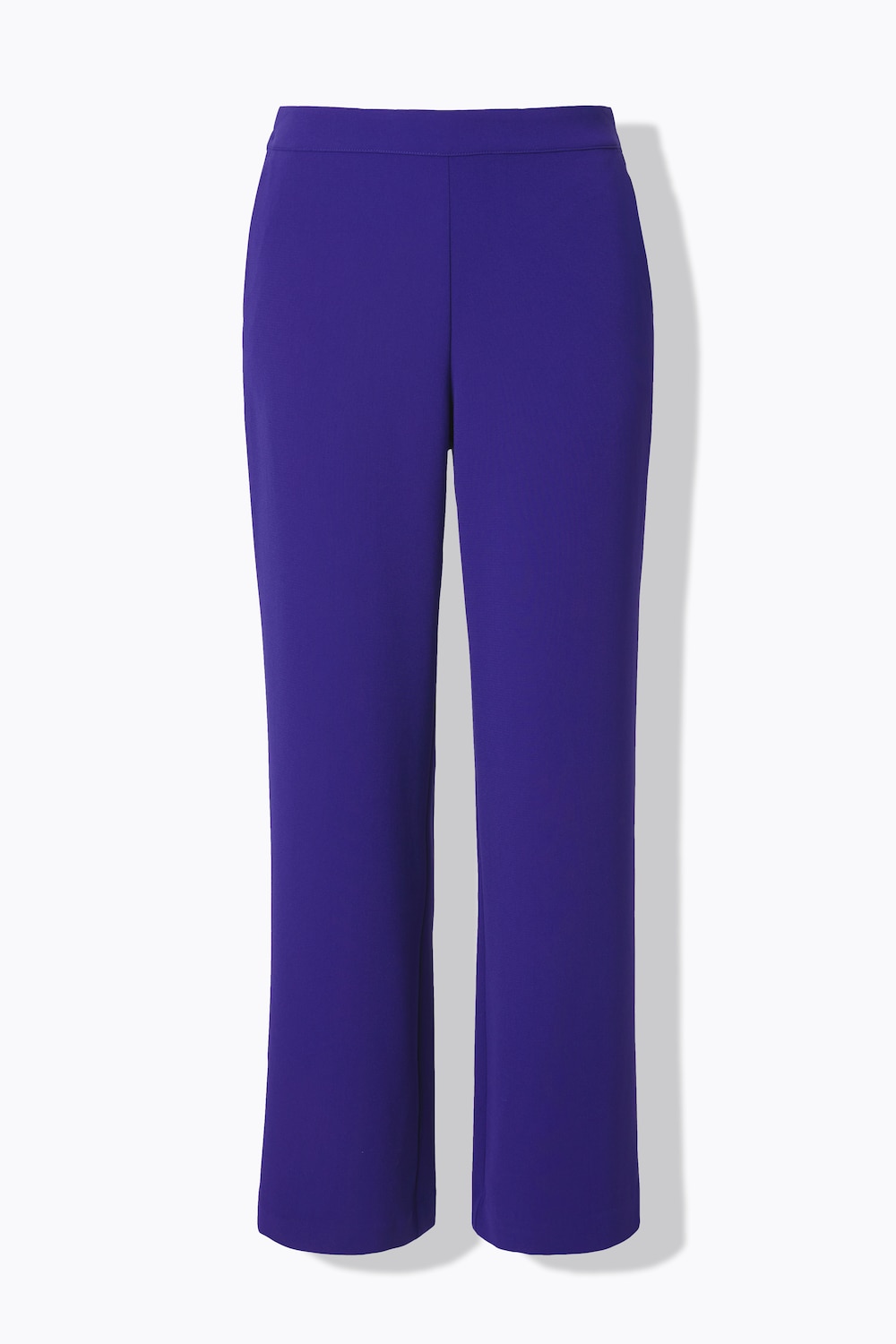 Stora storlekar Kostymbyxa med vida, Dam, blå, storlek: 44, Konstsilke/Polyester, Ulla Popken