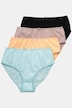 midi slips, set van 4, effen