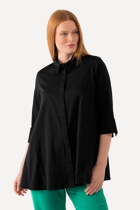  Camiseta interior elástica ajustada de manga larga con cuello  alto para mujer, suave, cómoda, de punto, acanalada, Negro - : Ropa,  Zapatos y Joyería