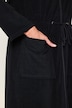 Bademantel, 2-Wege-Zipper, Kapuze, Frottee