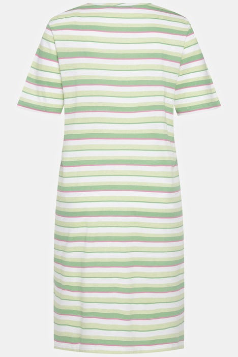 Bigshirts, 2er-Pack, Tunika-Ausschnitt, Halbarm