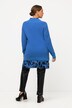 Pullover, Patentstrick, V-Ausschnitt, Langarm